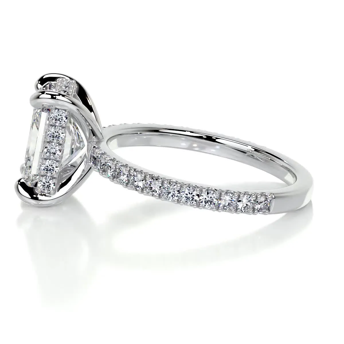 Luna Diamond Engagement Ring -Platinum