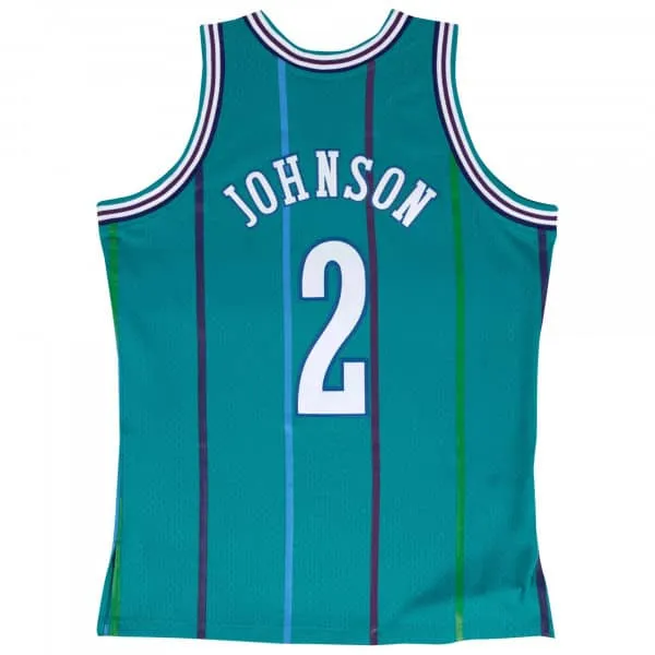 M&N NBA Swingman Jersey Charlotte Hornets Road 1992-93 Larry Johnson