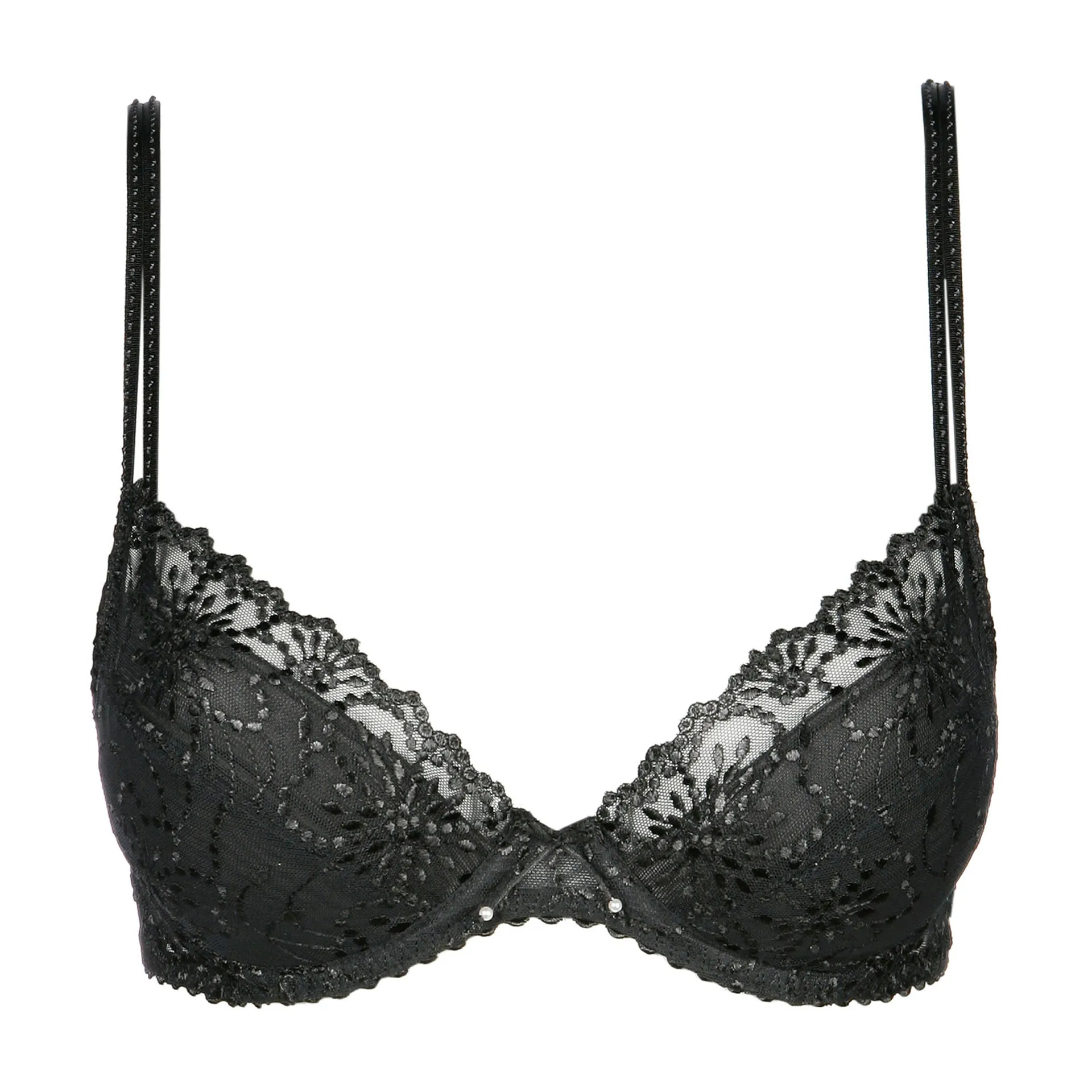 Marie Jo Push Up Removable Pads Bra - Jane - Black