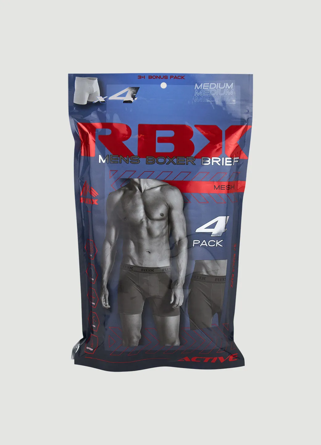 Men's Performance Mesh Boxer Briefs 4-Pack