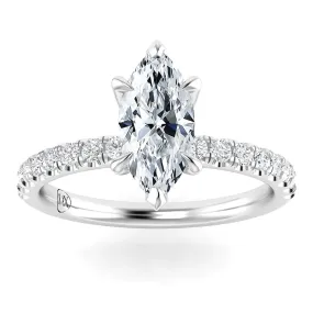 Millie - Platinum - Marquise