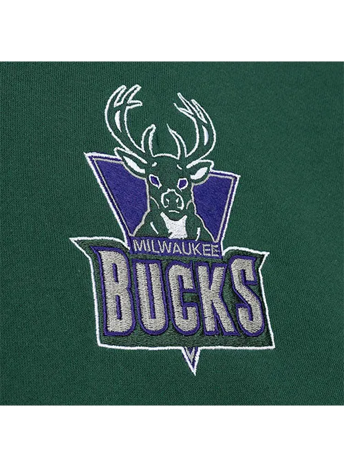 Mitchell & Ness HWC City Collection Milwaukee Bucks Hooded Sweatshirt