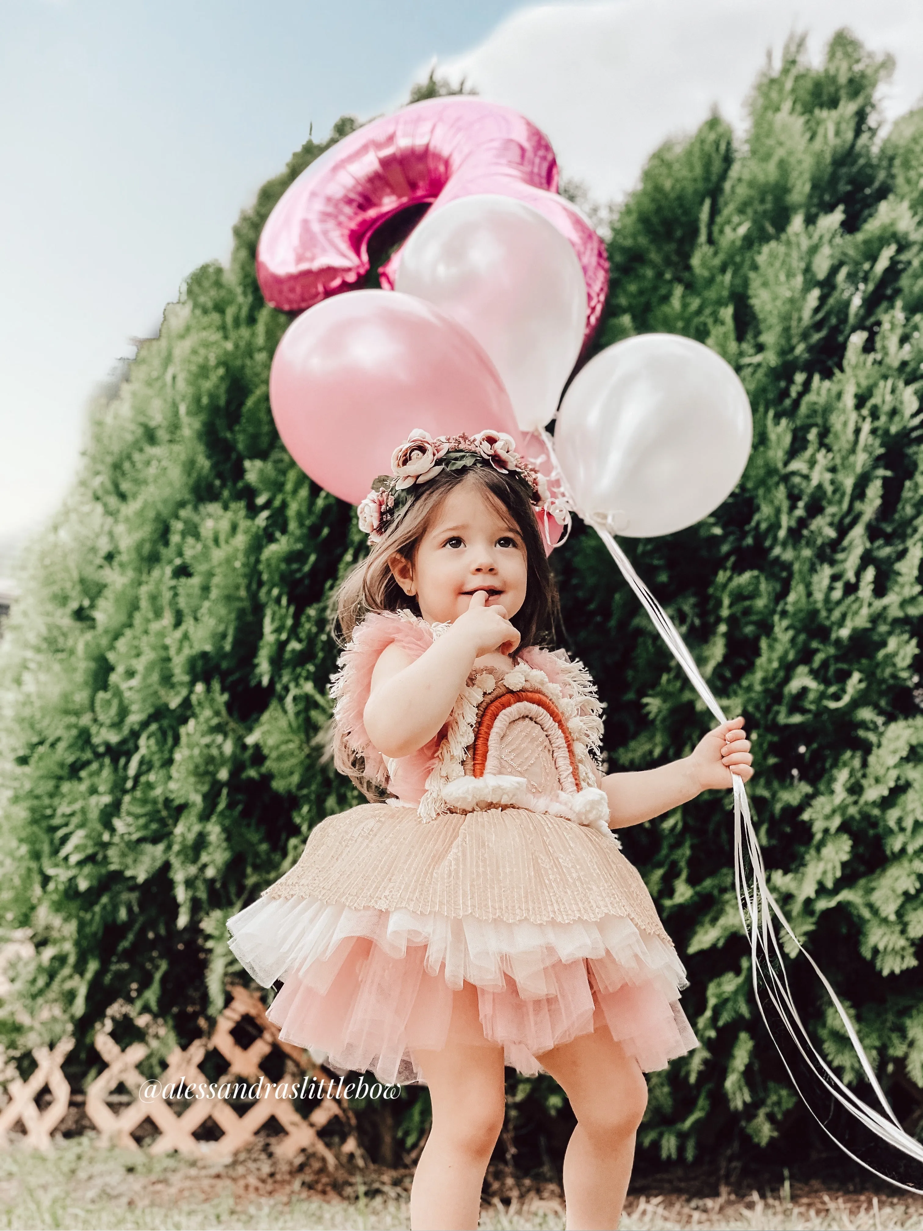 Muted Rainbow Whimsical Romper