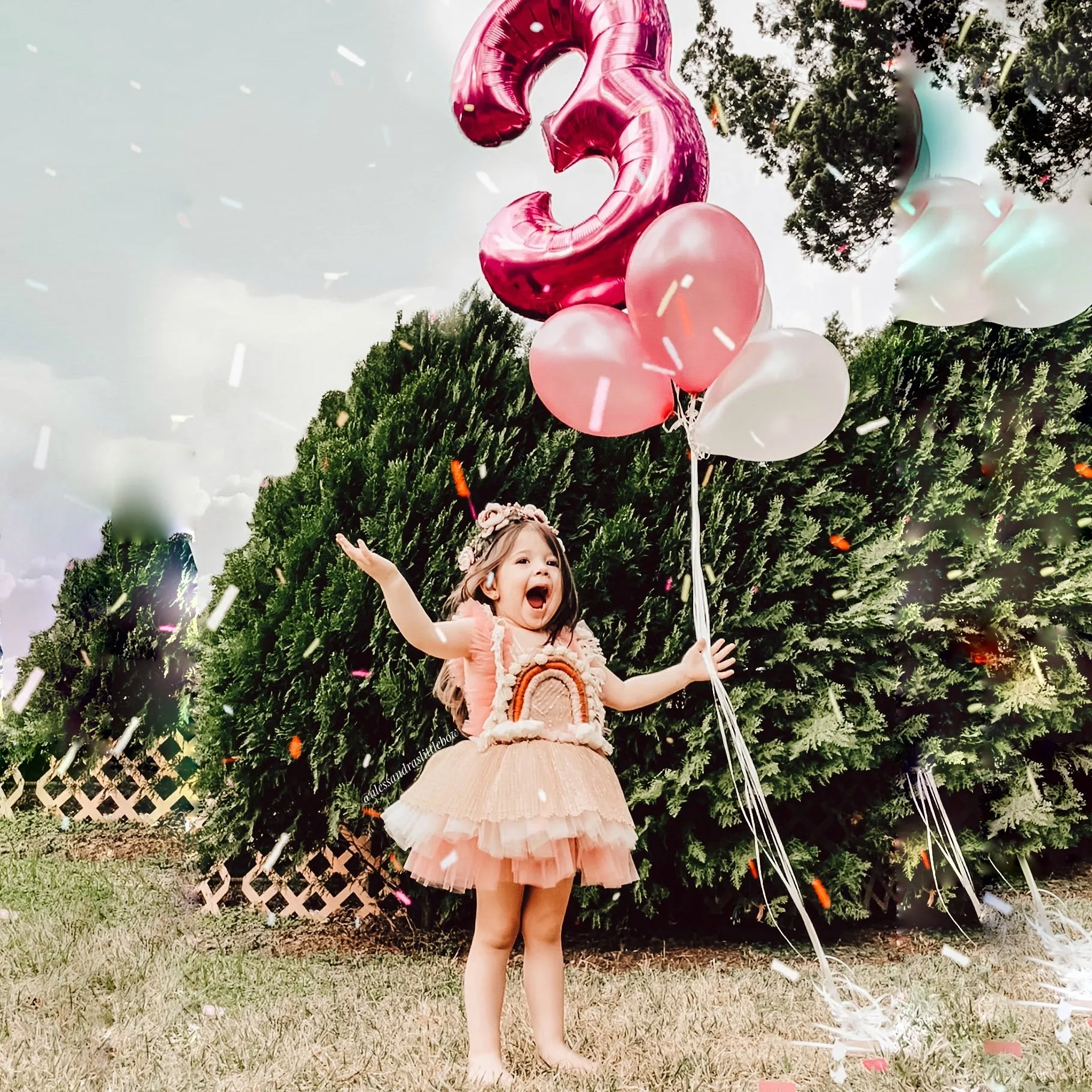 Muted Rainbow Whimsical Romper