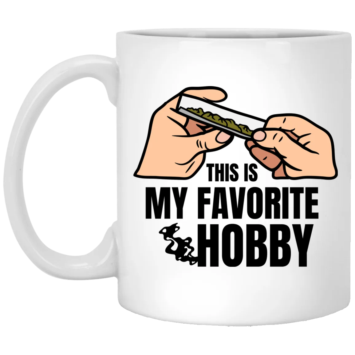 My Favorite Hobby 11 oz. White Mug