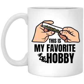 My Favorite Hobby 11 oz. White Mug