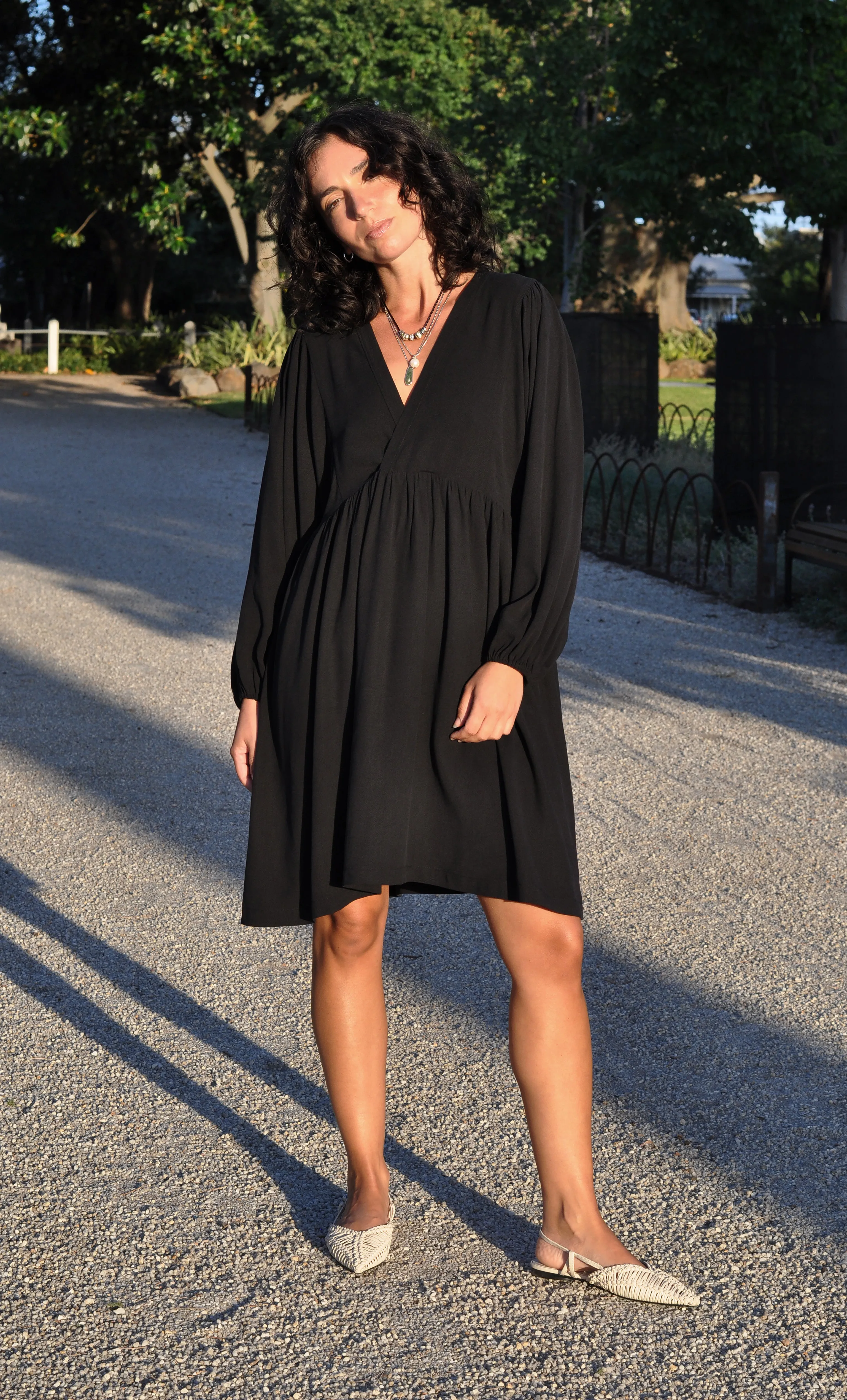 NEW The Tunik Harper Mini dress - Black