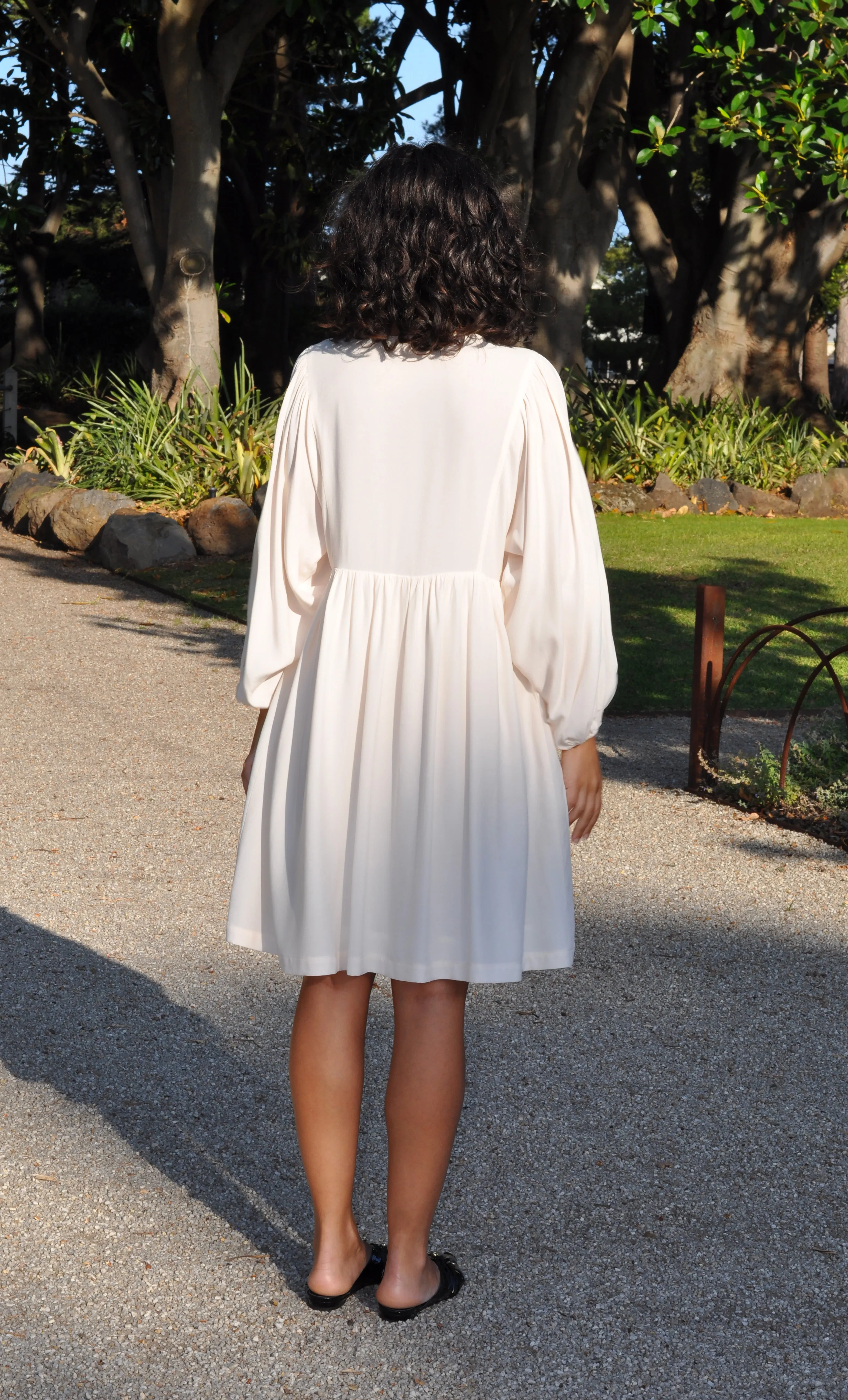 NEW The Tunik Harper Mini dress - Creme