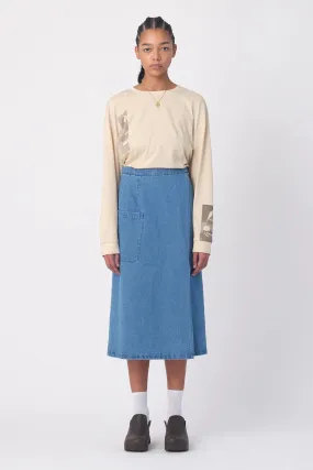 Nine Skirt in Denim