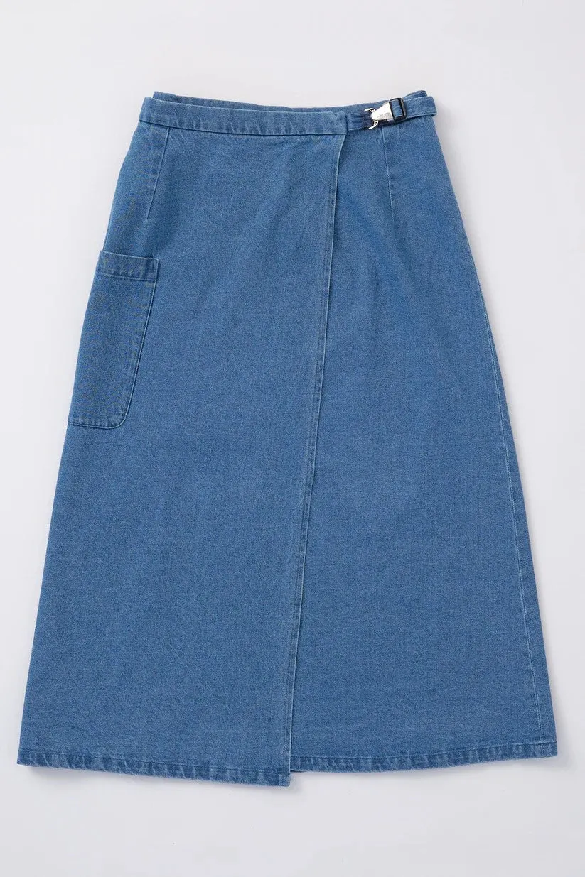 Nine Skirt in Denim