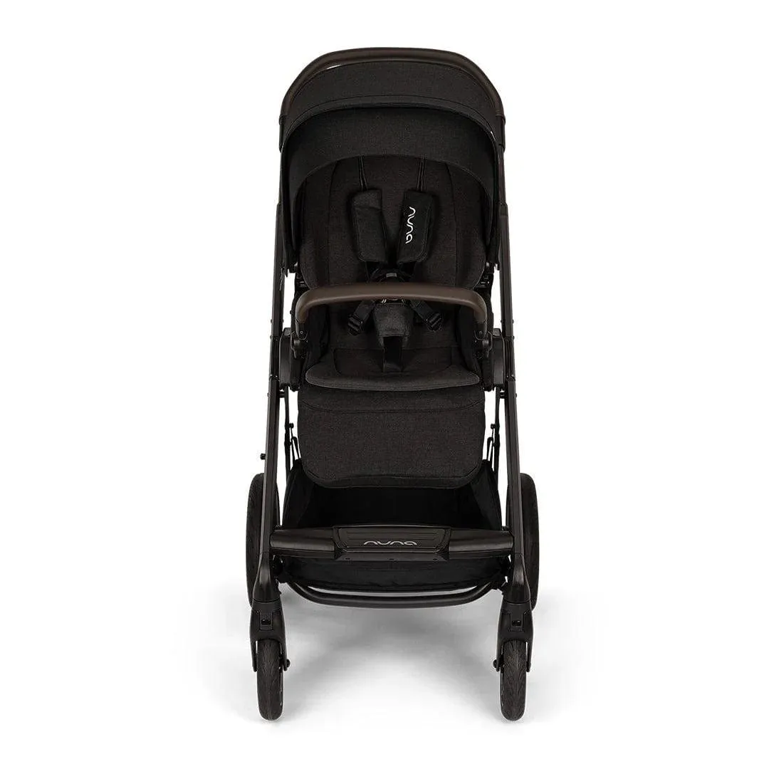 Nuna MIXX Next Pushchair - Caviar (Chocolate Leatherette)