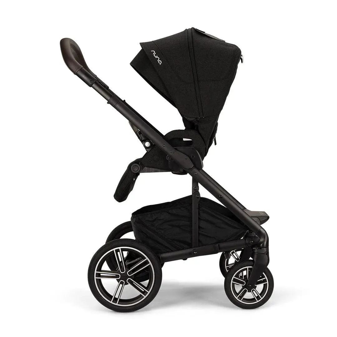 Nuna MIXX Next Pushchair - Caviar (Chocolate Leatherette)