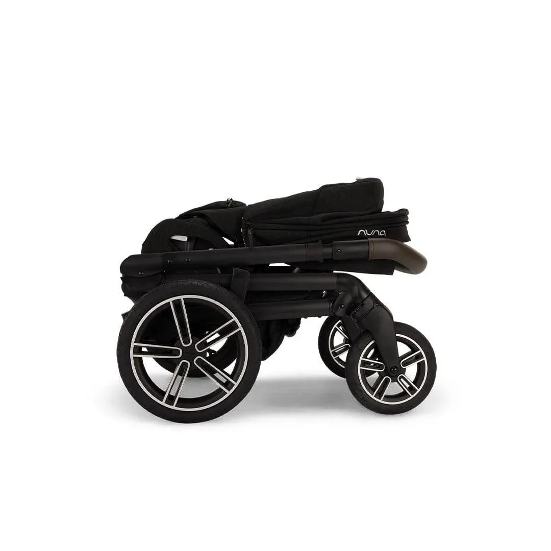 Nuna MIXX Next Pushchair - Caviar (Chocolate Leatherette)