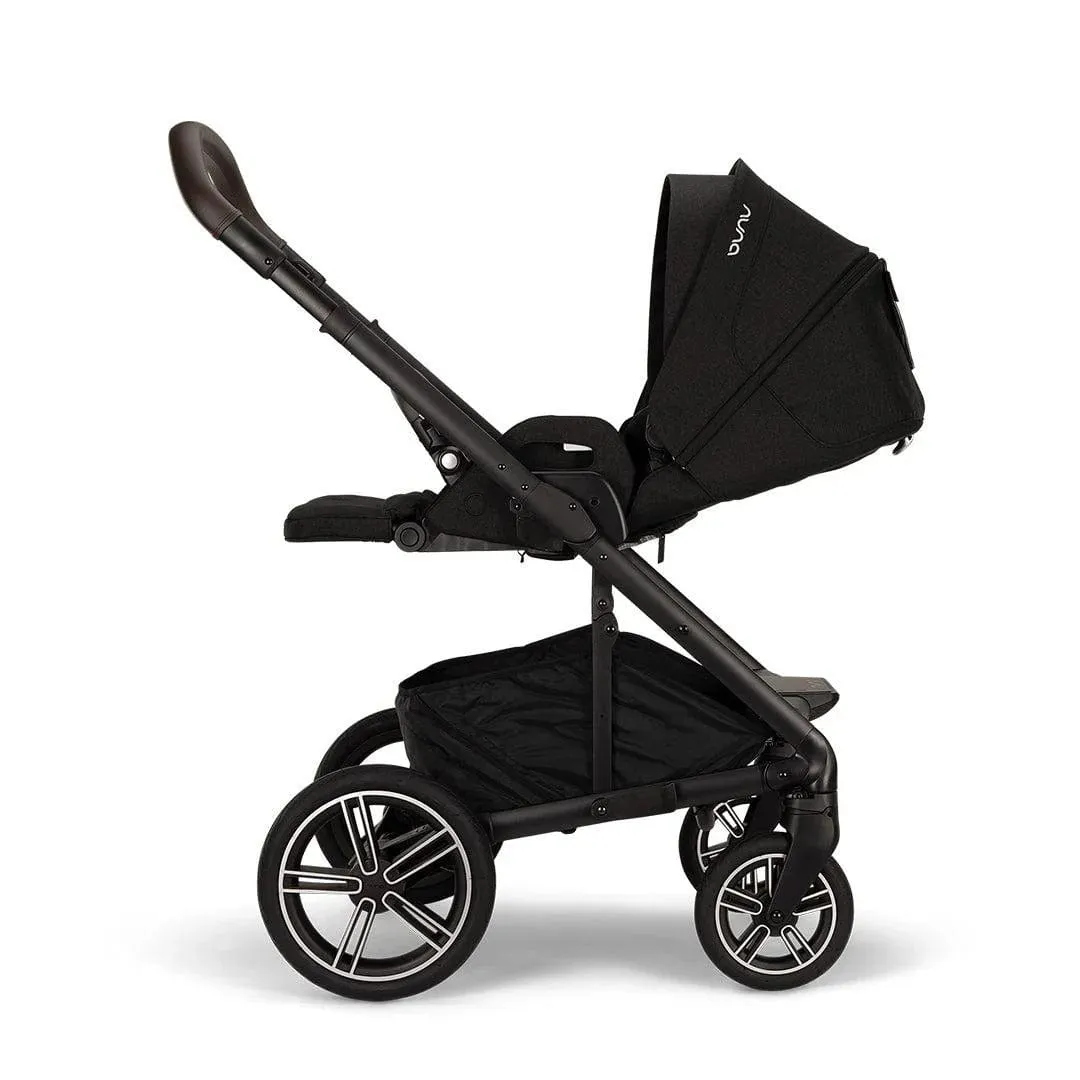 Nuna MIXX Next Pushchair - Caviar (Chocolate Leatherette)