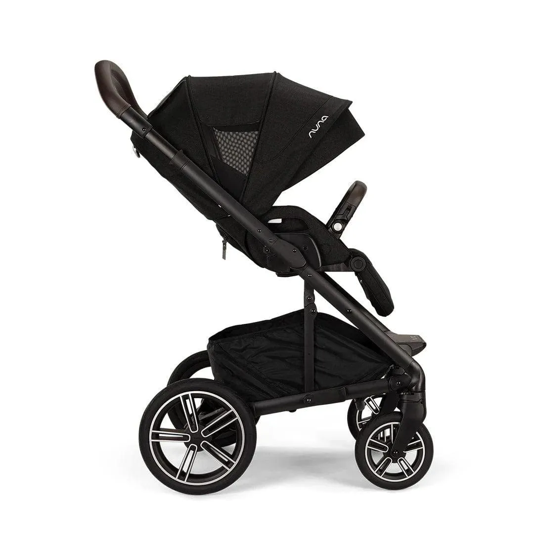 Nuna MIXX Next Pushchair - Caviar (Chocolate Leatherette)