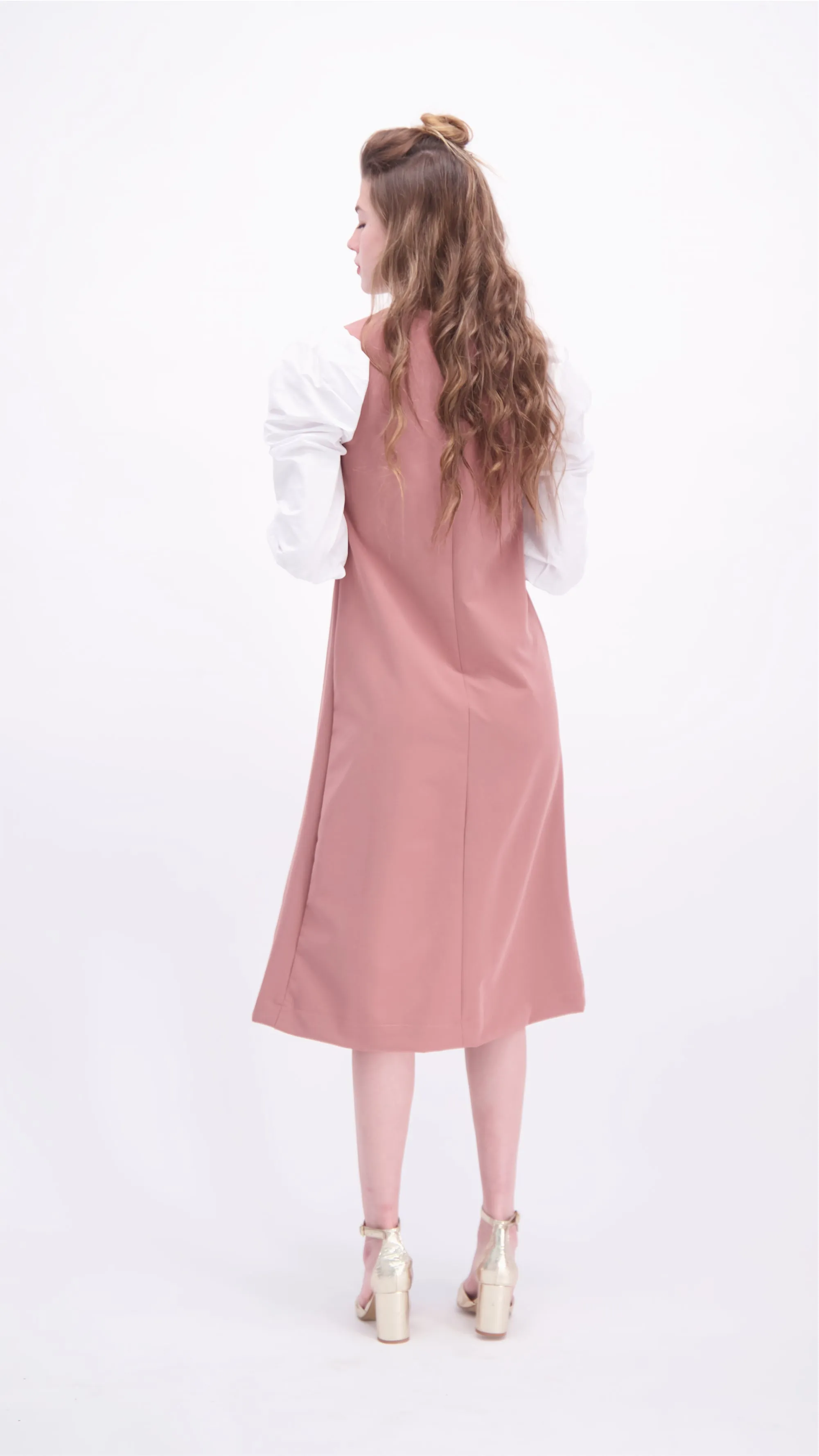 Nursing Puff Sleeve Dress / Pudra