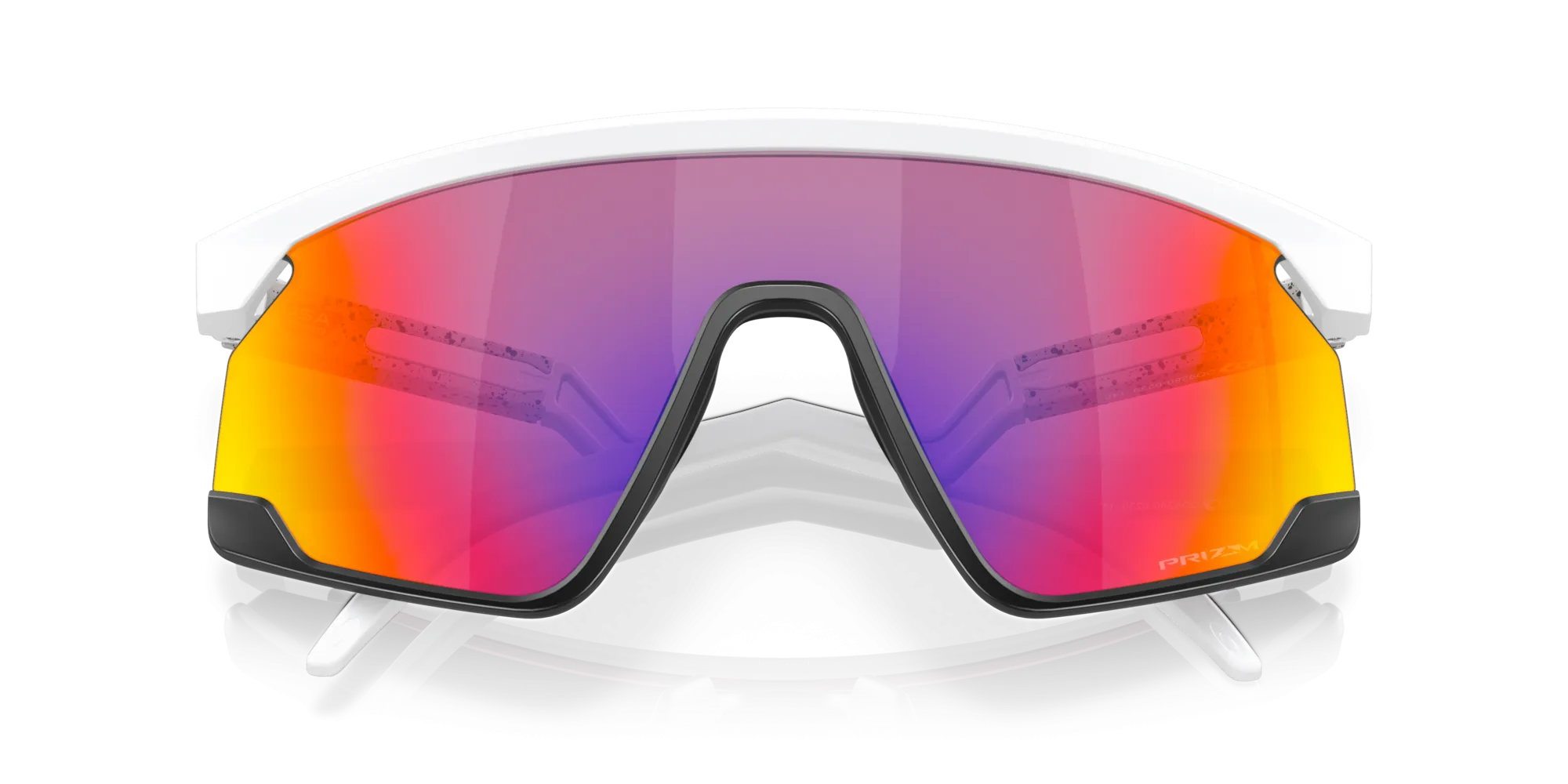 Oakley BXTR Prizm Road Lenses - Matte White Frame