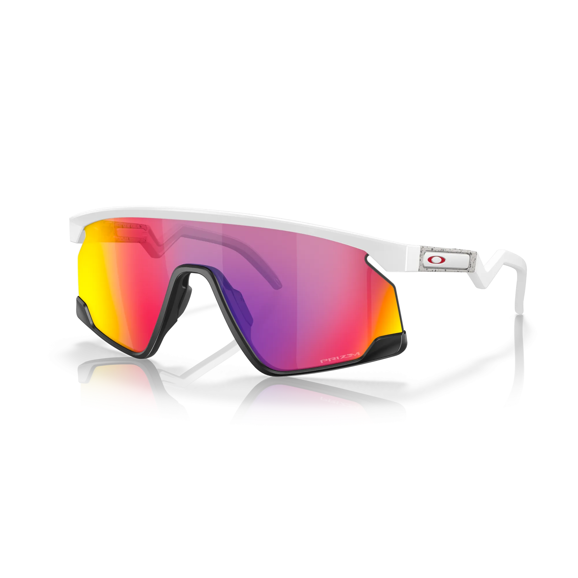 Oakley BXTR Prizm Road Lenses - Matte White Frame