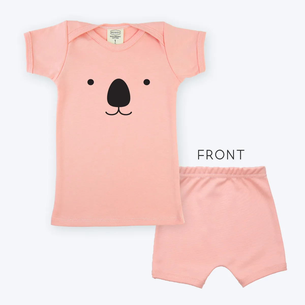 Organic Baby Pink Koala Set