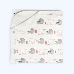 Organic Cotton Baby Blanket - Fox