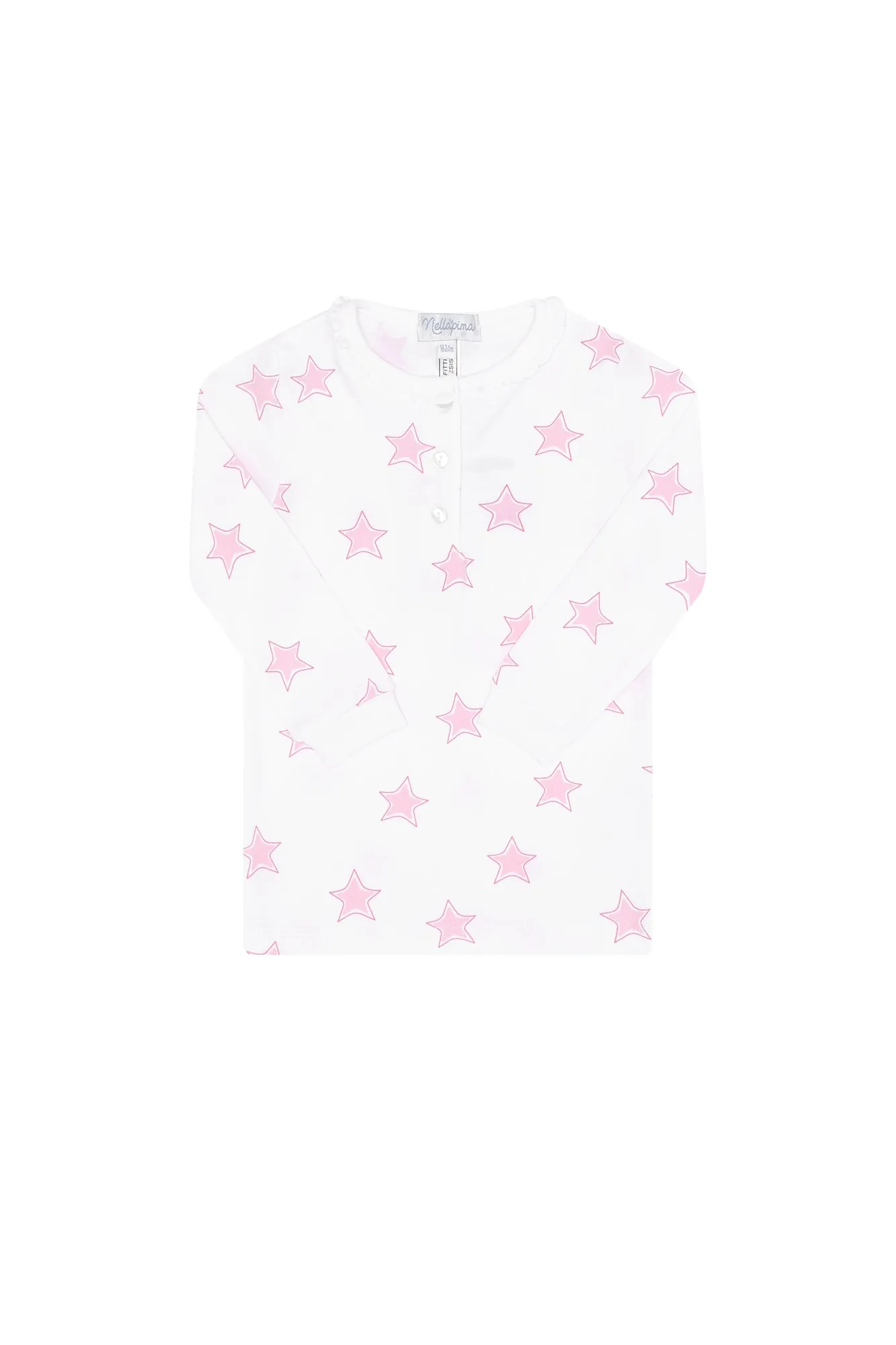 Pink Stars Print Pajama