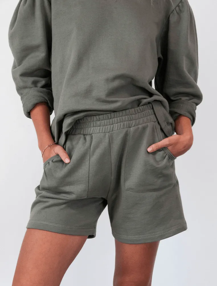 Puff Shorts Khaki