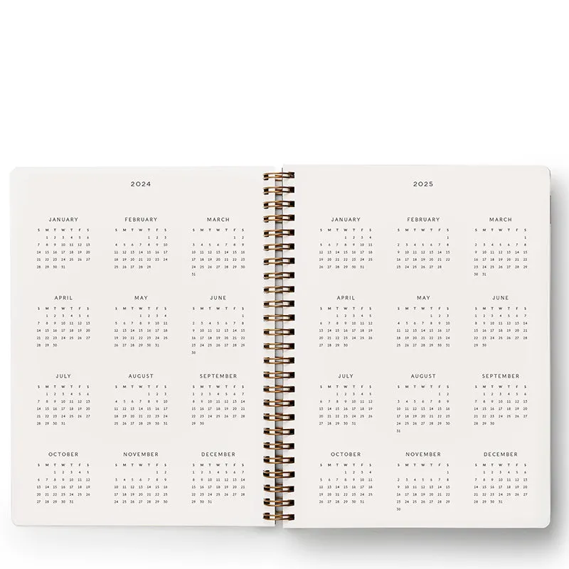 RIFLE PAPER CO. | 2024 12-Month Softcover Spiral Planner - Blossom