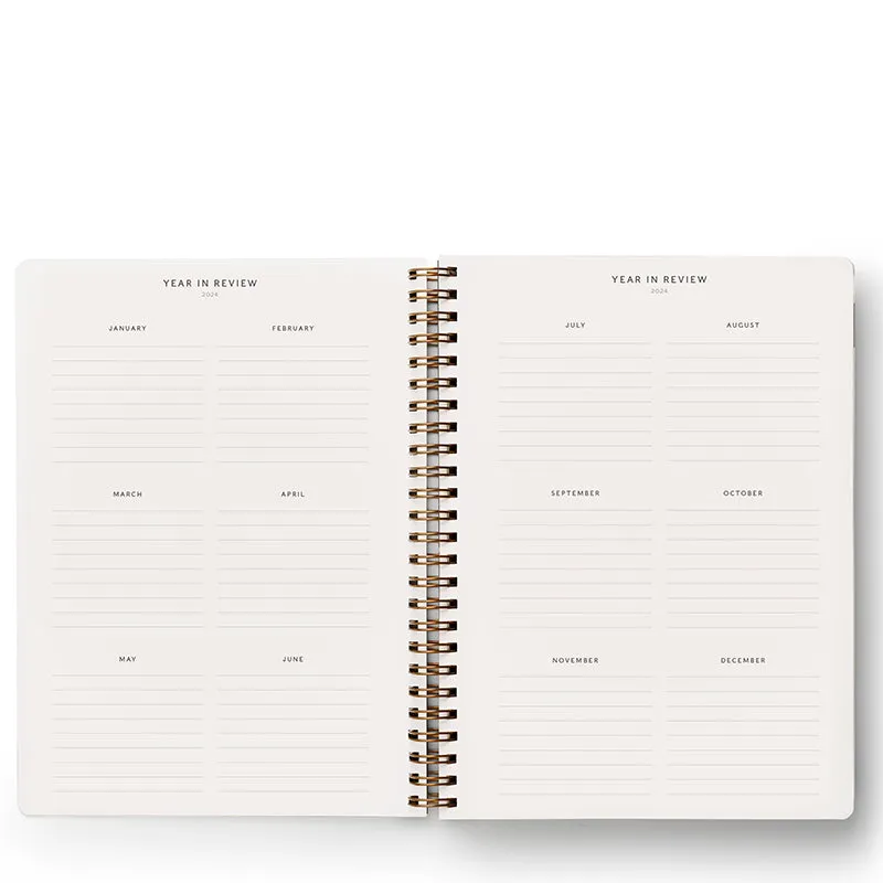 RIFLE PAPER CO. | 2024 12-Month Softcover Spiral Planner - Blossom