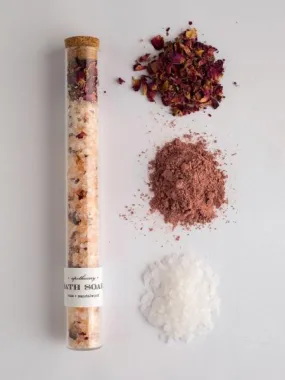 Rose Sandalwood Bath Soak Test Tube