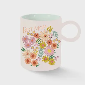 Saratoga Mug Best Mom Floral