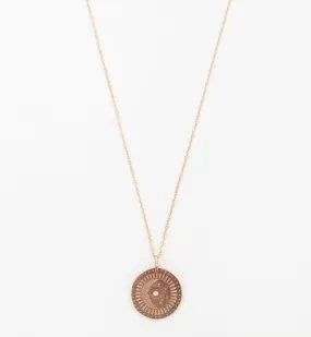 Small Celestial Protection Medallion Necklace