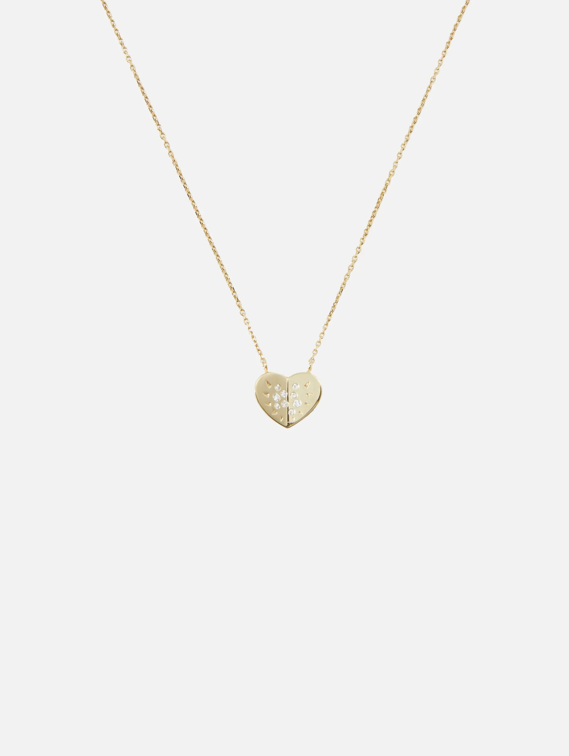 Small Love Explosion Heart Necklace