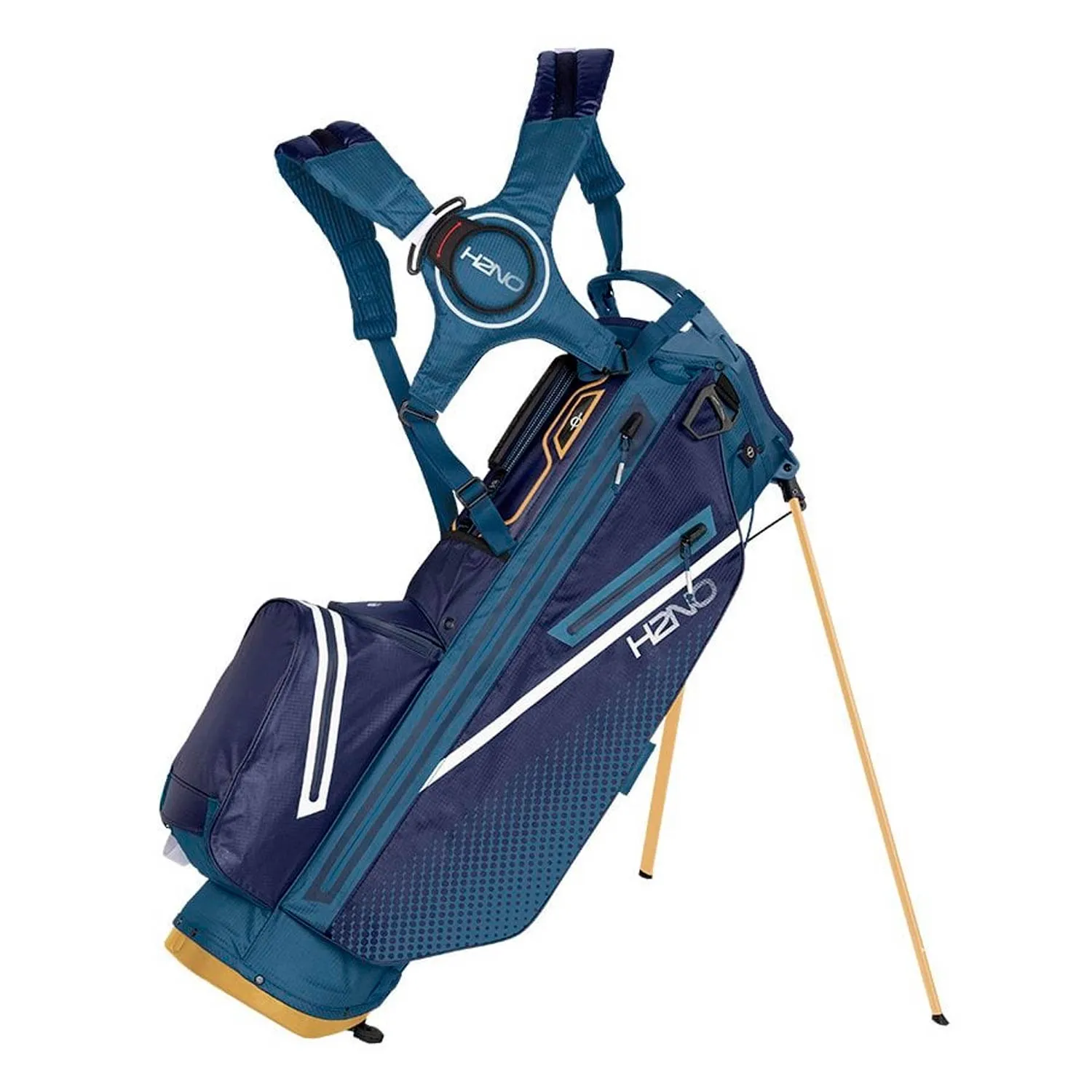 Sun Mountain H2NO 2023 Lite Stand Bag - Spruce/Navy/Aztec