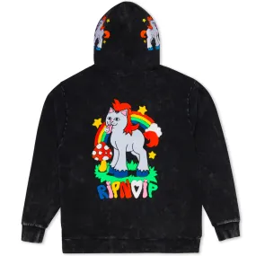 Taste The Rainbow Hoodie (Black Mineral Wash)