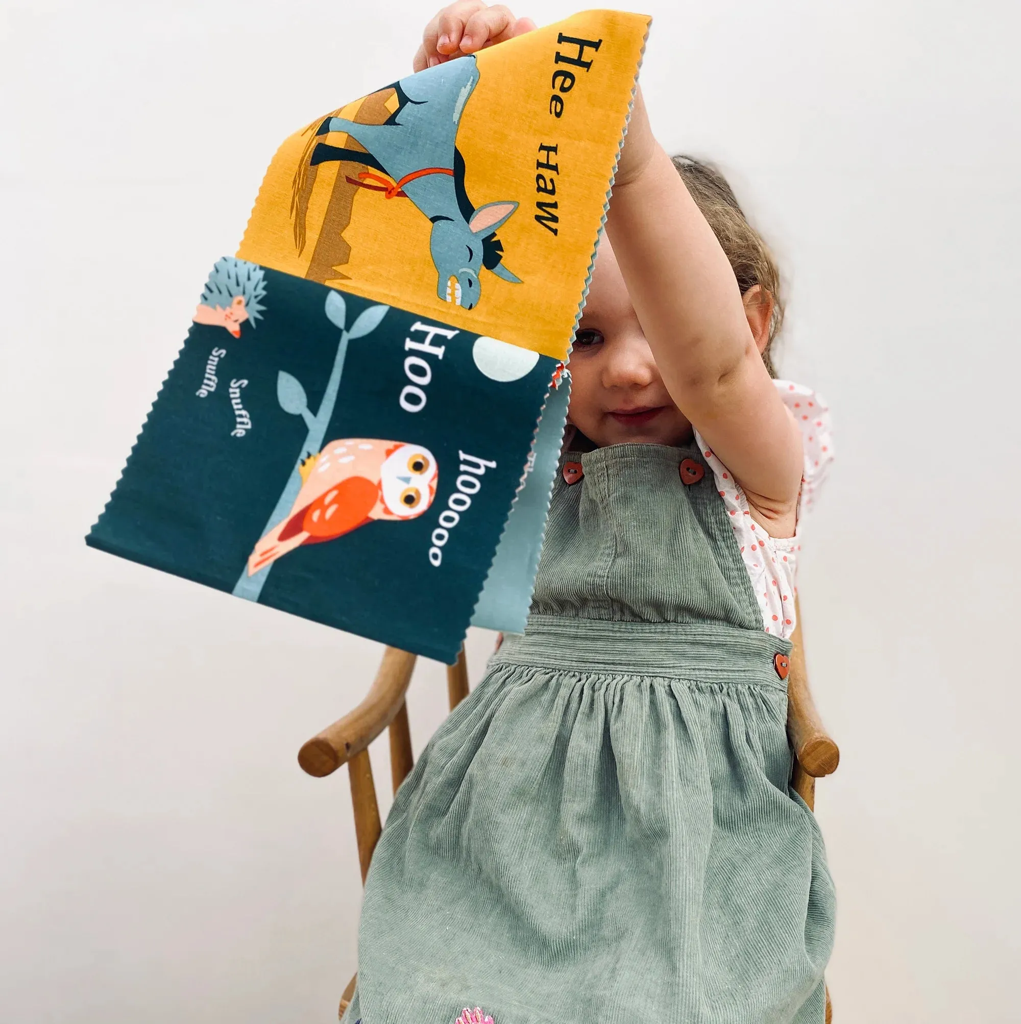 The Noisy Farmyard Rag Book - ThreadBear Design