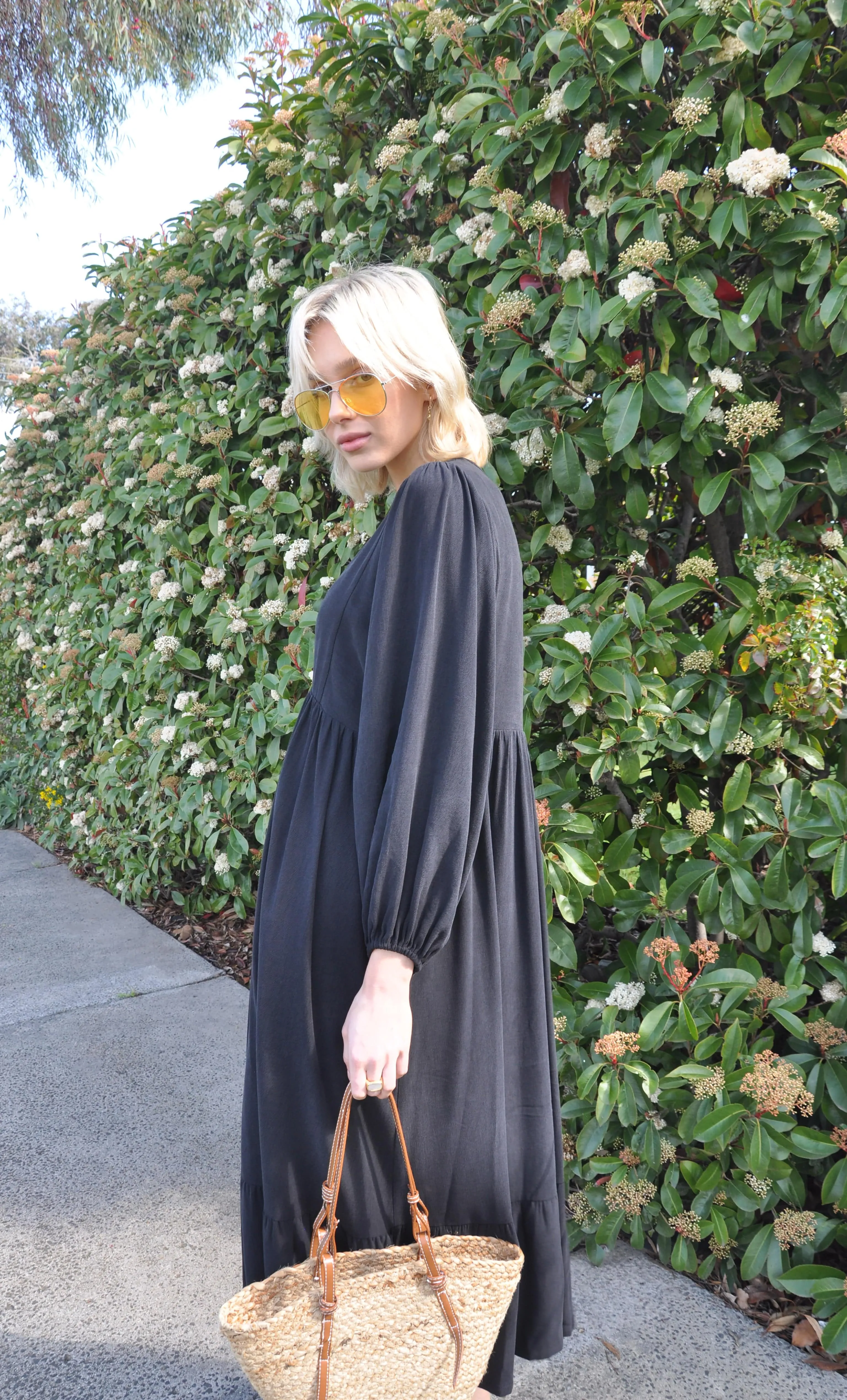 The Tunik Harper midi dress - Black