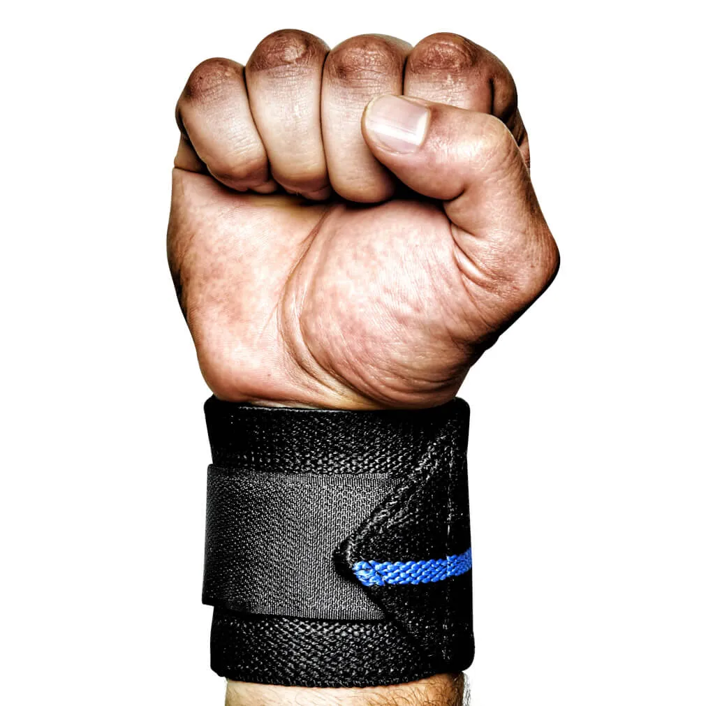 Thin Blue Line Wrist Wraps