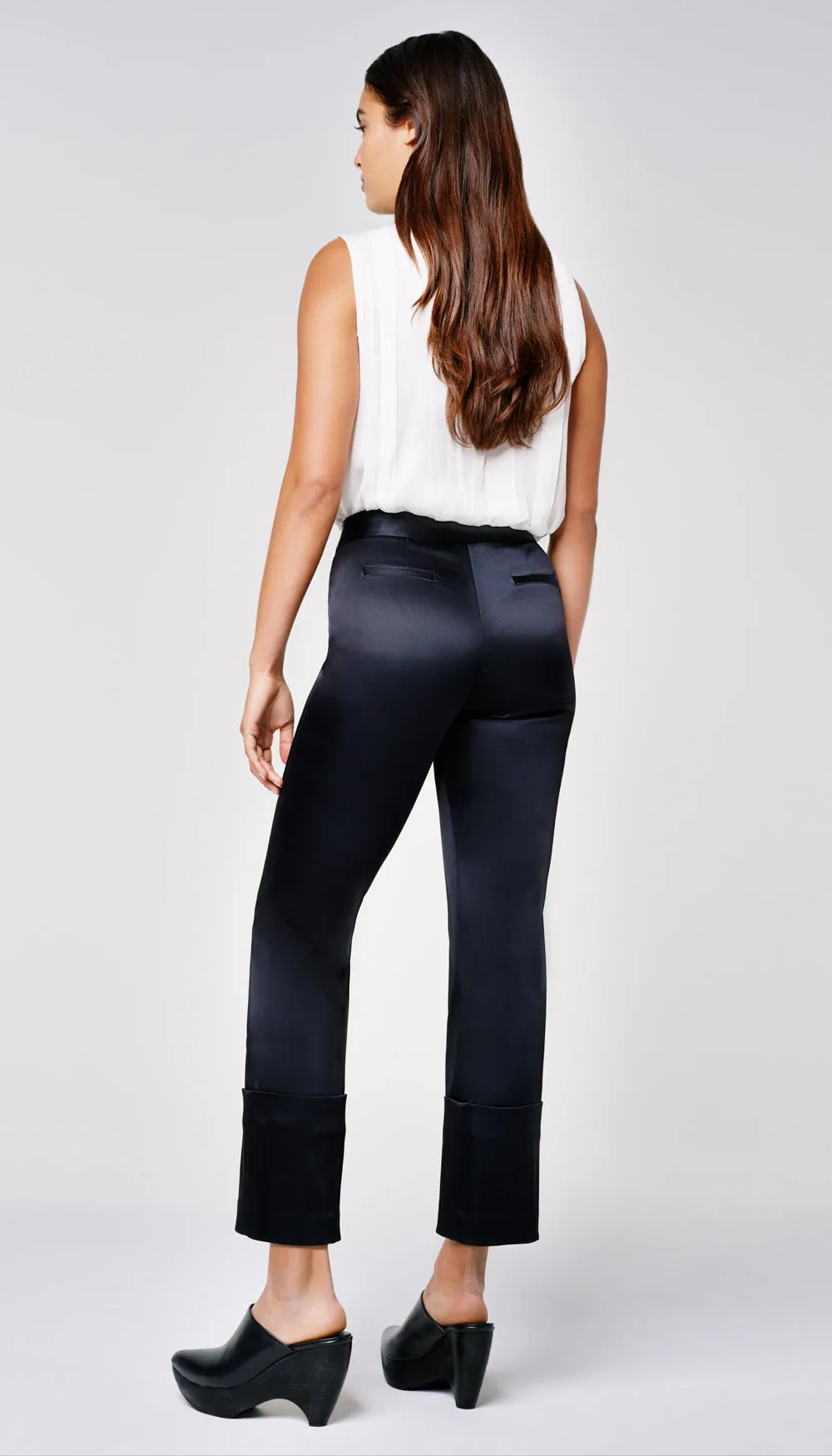 Tuxedo Cuffed Flood Pant