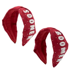 University Of Oklahoma - Beaded Headband