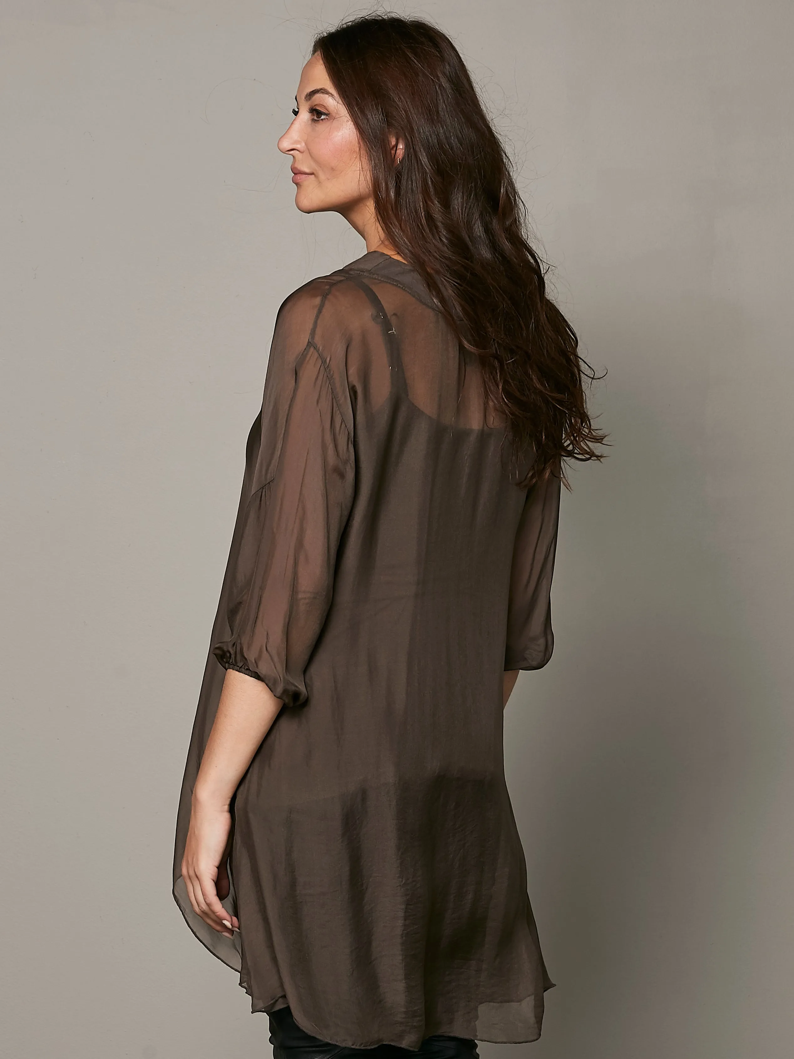 VANINA Tunika - Dark Brown