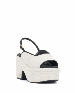 Vince Camuto ELANA COCONUT CREAM/BLACK/BABY SHEEP