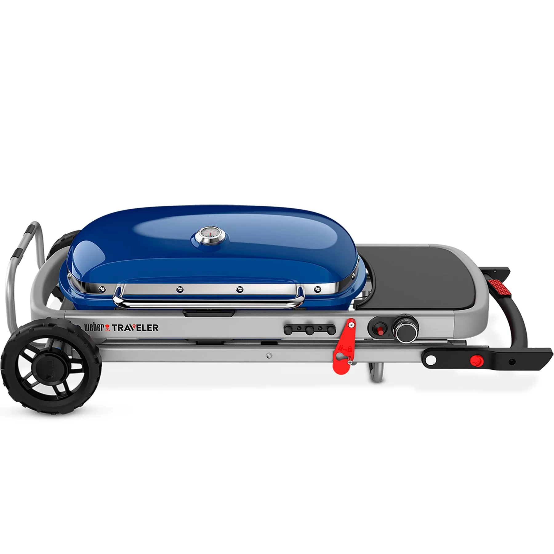 Weber Traveler 'OCEAN BLUE' Portable Gas Barbecue