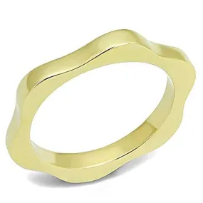 WildKlass Stainless Steel Ring IP Gold Women