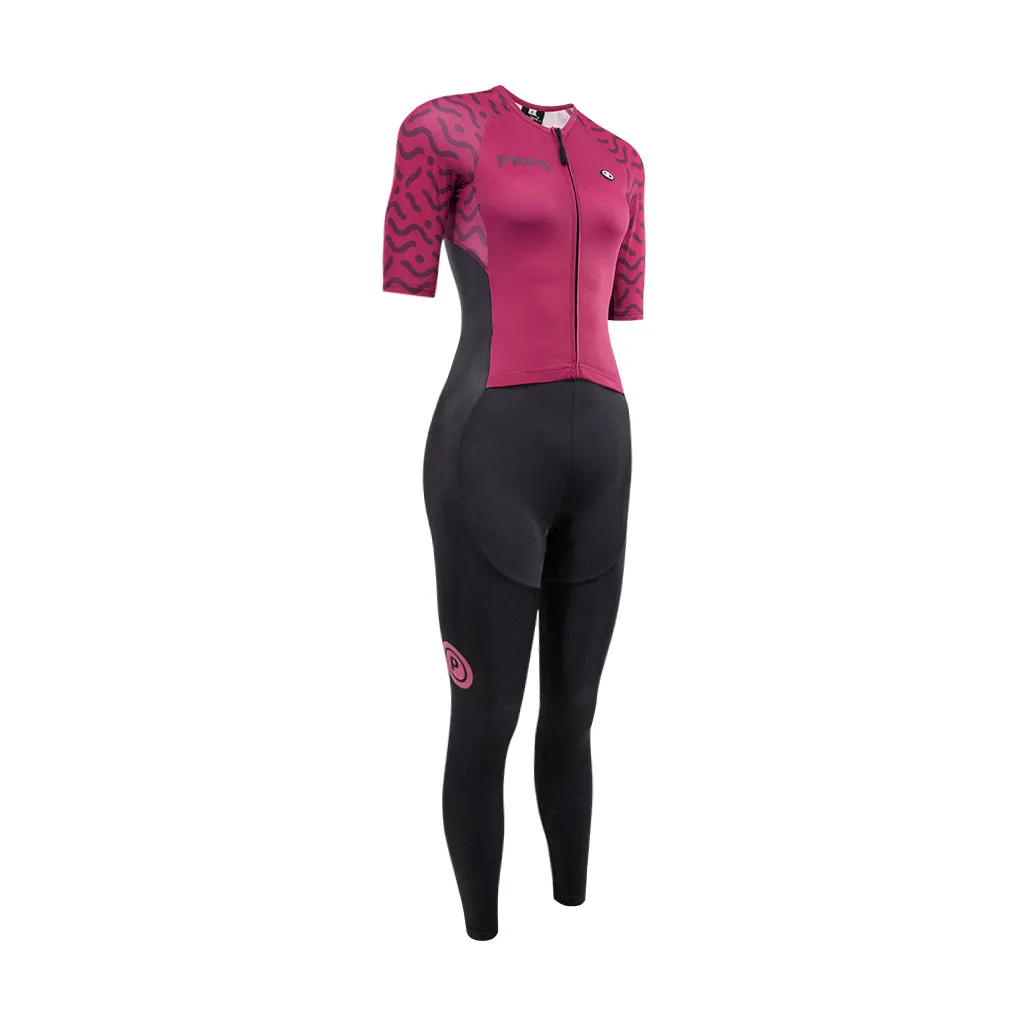 WOMEN Full Length Hypermesh™ ELITE Tri Suit (Short Sleeve) - Supreme Breathability, Modest Performance Wear