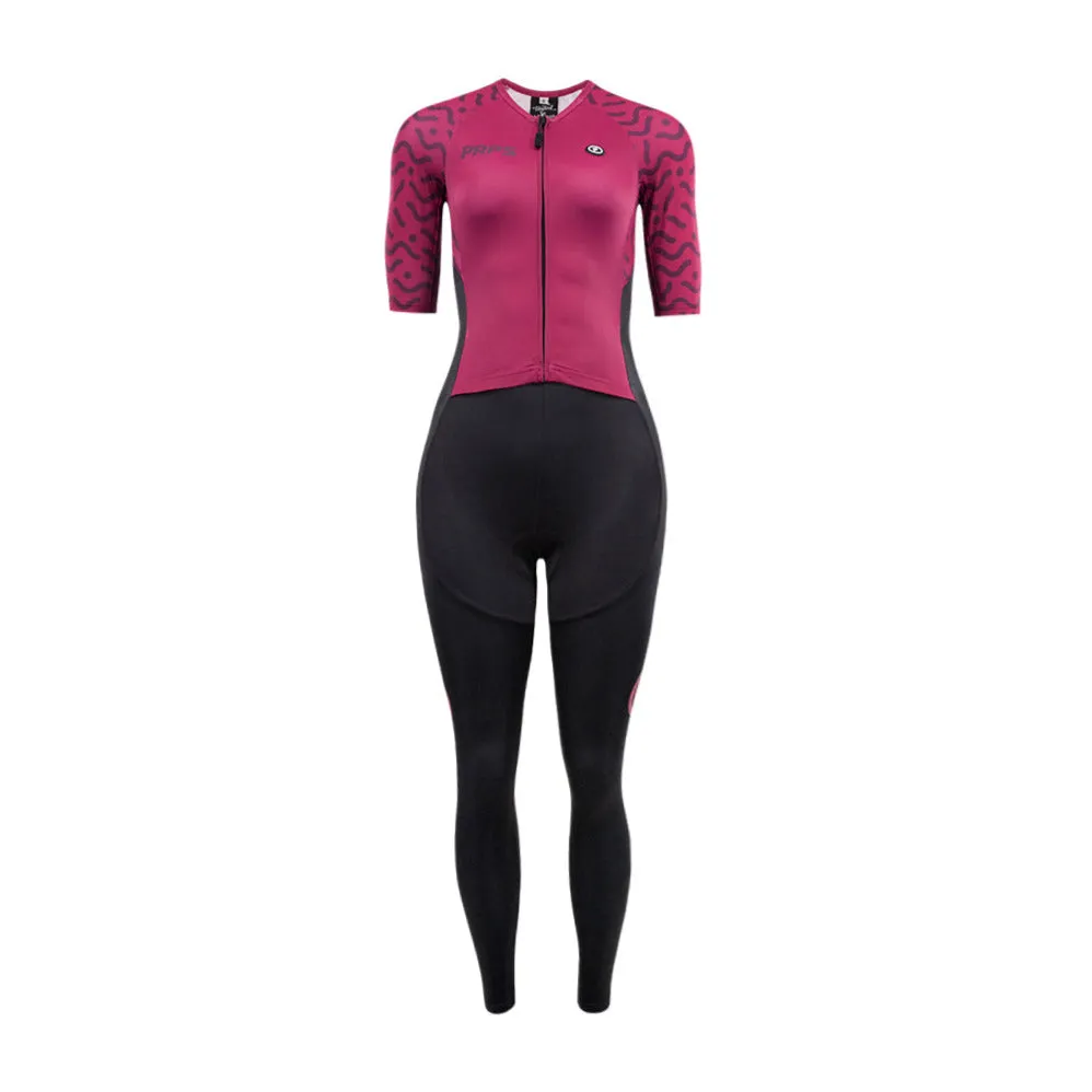 WOMEN Full Length Hypermesh™ ELITE Tri Suit (Short Sleeve) - Supreme Breathability, Modest Performance Wear