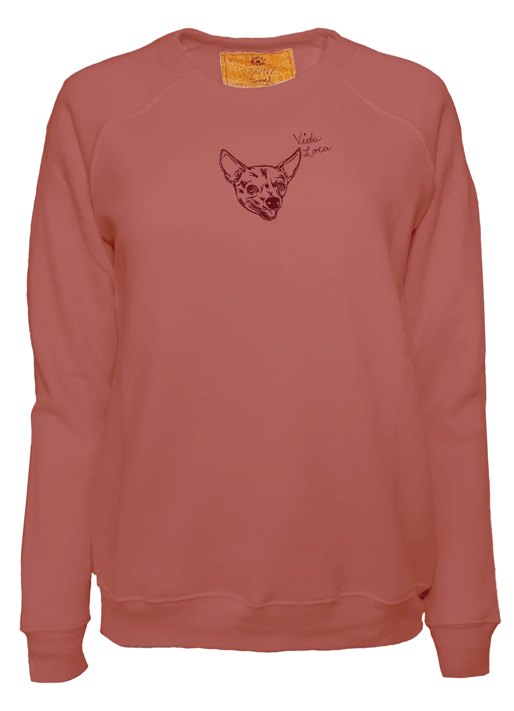 Women's Custom Pet Portrait Classic Crew Pullover