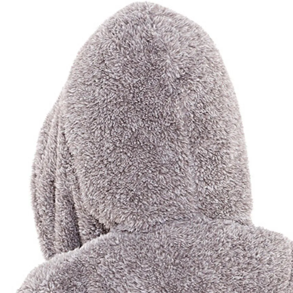 Women's Light Grey Penguin Dressing Gown