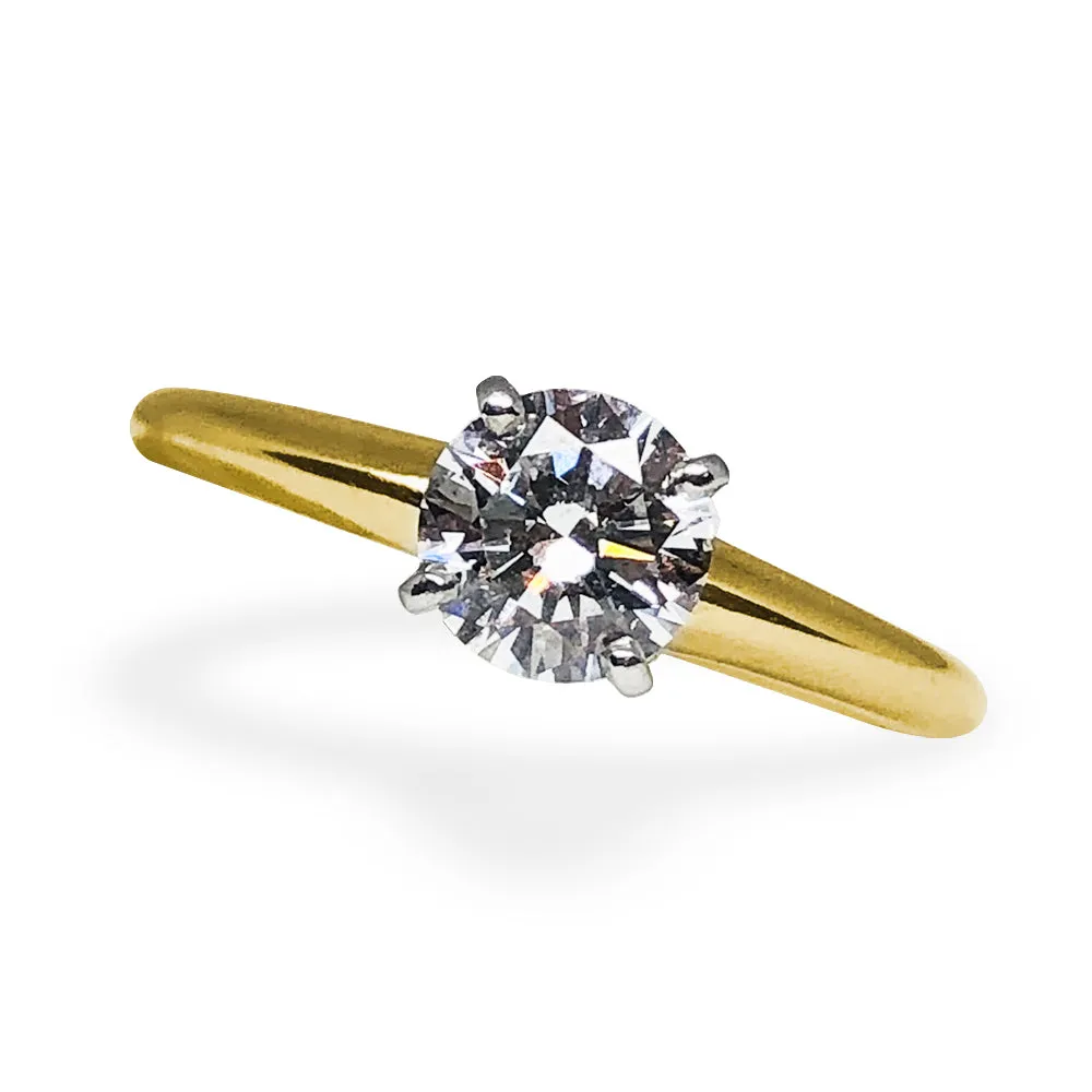 Yellow Gold Diamond Ring