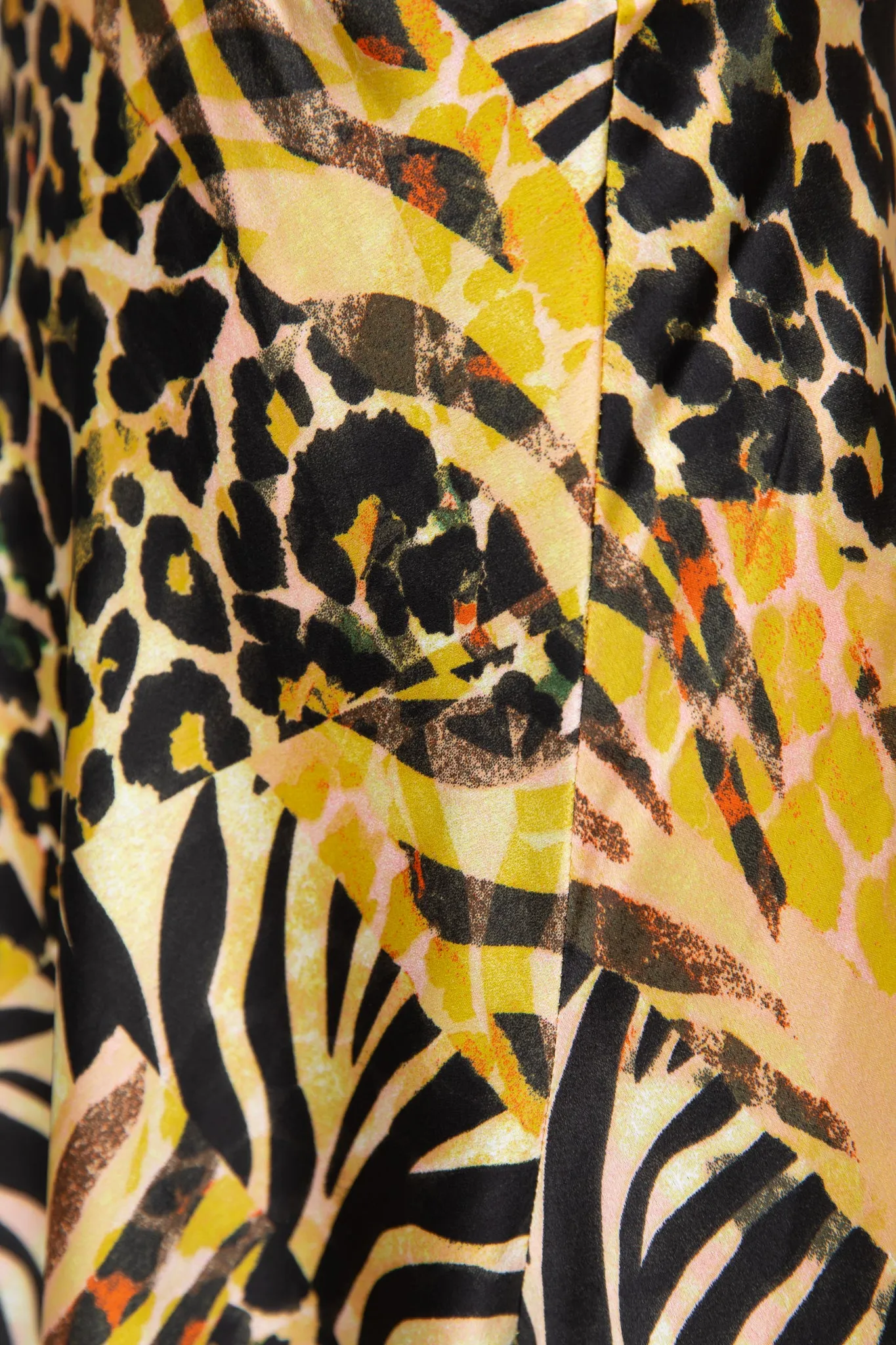 Zazu Dress - Animal/Yellow